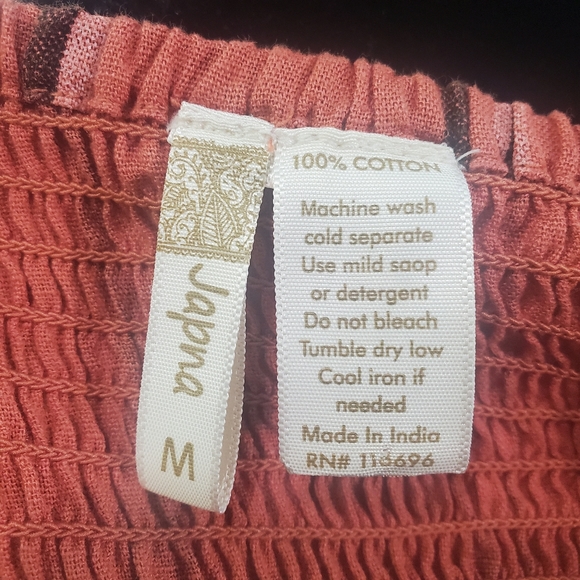 Plaid cotton dress size Medium - Picture 5 of 5